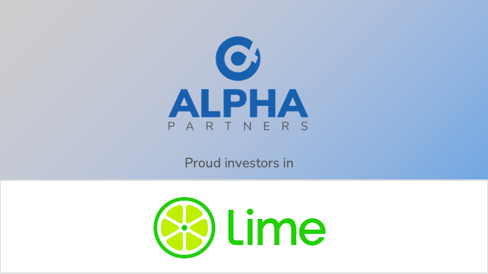 Alpha invests in Lime, the world’s largest shared electric vehicle company