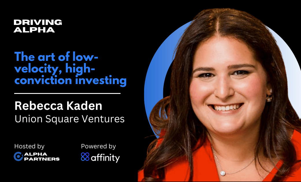 The art of low-velocity, high-conviction investing with Rebecca Kaden